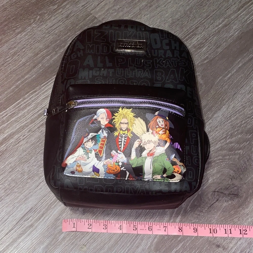 Bioworld My Hero Academia Black Anime Backpack